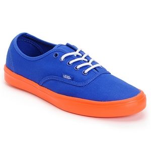 orange blue vans